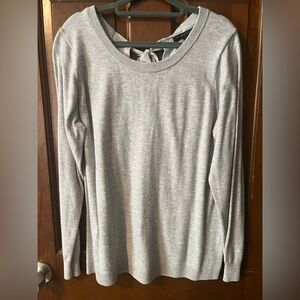 Banana Republic Light Gray Knit Sweater